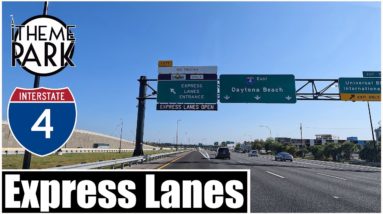 NEW I-4 Express Lanes from Orlando to Altamonte Springs in 4K | Newly opened Express Toll Complete