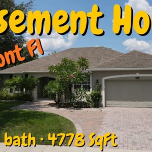 4778 SqFt BASEMENT Home For Sale in a Golf Community in Clermont Florida! | 5 Beds • 3 Baths | $650k