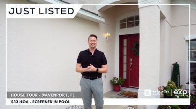 JUST LISTED in Davenport, FL | 3 Bedroom Home for Sale NEAR DISNEY WORLD | Florida Houses for Sale