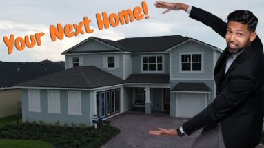 Two Story Open Concept Floor plan with a 3 Car Garage Standard! | Pensacola Model