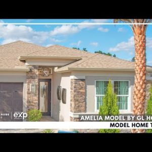 NEW Model Home Tour - The Amelia Model, Tampa, FL | Winding Ridge | Wesley Chapel | GL Homes