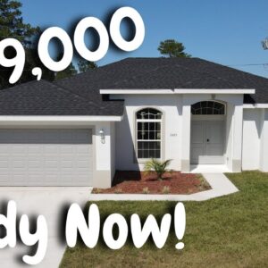 $309K - Brand New - Move In Ready Home For Sale in Ocala Florida / Marion Oaks | Ready Now!