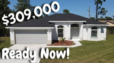 $309K - Brand New - Move In Ready Home For Sale in Ocala Florida / Marion Oaks | Ready Now!