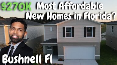 $270K - 2 Story New Home For Sale in Bushnell Florida - 4 Bed • 2.5 Bath • 1964 SqFt