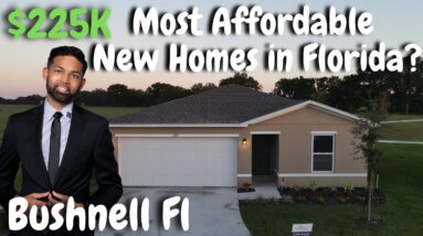 $225K - Single Story New Home For Sale in Bushnell Florida - Lowest Priced New Home in Florida?