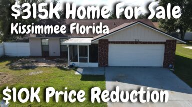 Resale Home in Kissimmee Florida with a Fireplace! | $315K