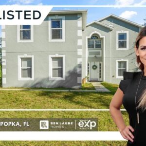 JUST LISTED in Apopka, FL | 4 Bedroom Home for Sale Near DISNEY WORLD | Florida Houses for Sale