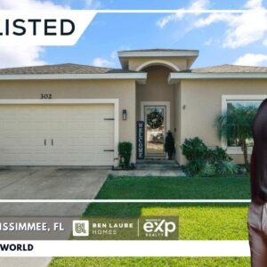 JUST LISTED in Kissimmee, FL | 4 Bedroom Home for Sale Near DISNEY WORLD | Florida Houses for Sale