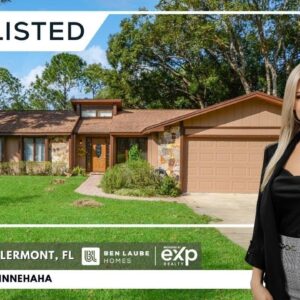 JUST LISTED in Clermont, FL | 3 Bedroom Home for Sale Near Lake Minnehaha | Florida Houses for Sale