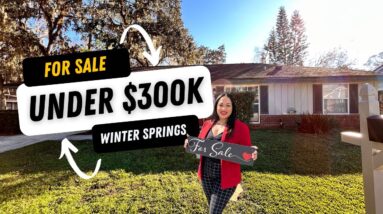 Move in ready home for sale under $300k in Winter Springs, FL!!