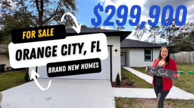 MOVE IN ready and brand NEW construction for $299,900! 🚨Orange City, FL