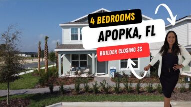 AFFORDABLE 4 bedroom floor plan in Apopka, FL! 📍