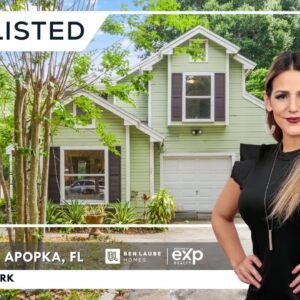 JUST LISTED in Apopka, FL | 3 Bedroom Home for Sale Near WEKIWA PARK | Florida Houses for Sale