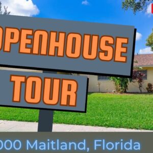 Central Florida Open house tour! Maitland, FL | $450,000