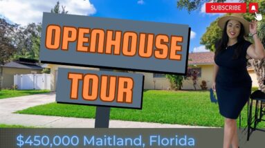 Central Florida Open house tour! Maitland, FL | $450,000