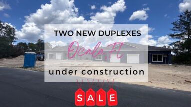 Income producing Duplexes in Ocala!! Under Construction!