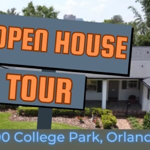 Central Fl Open House Tour! College Park, Orlando, FL  🌴