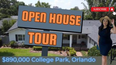 Central Fl Open House Tour! College Park, Orlando, FL  🌴