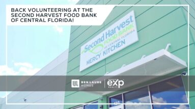 Back Volunteering at the Second Harvest Food Bank of Central Florida 2023!