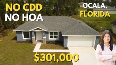 Affordable Home For Sale in Marion Oaks Ocala Florida - NO CDD- NO HOA