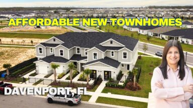 Affordable New Townhomes in Davenport area closed to Disney