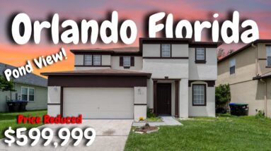 Home For Sale with a Pond View Next to The Florida Mall in Orlando Florida | 11813 Old Glory Rd