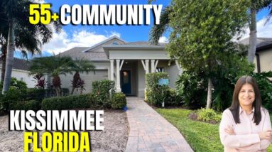 Gated 55+ Community Brand New Homes in the area of Kissimmee, Florida