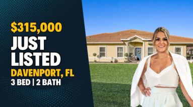 JUST LISTED In Davenport, FL | 3 Bedrooms & 2 Bathrooms | Florida Houses for Sale