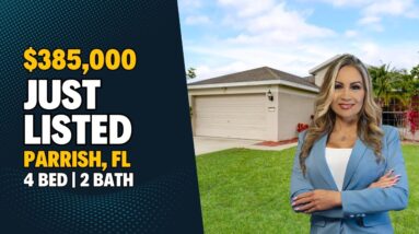 JUST LISTED In Parrish, FL | 4 Bedrooms & 2 Bathrooms | Florida Houses for Sale